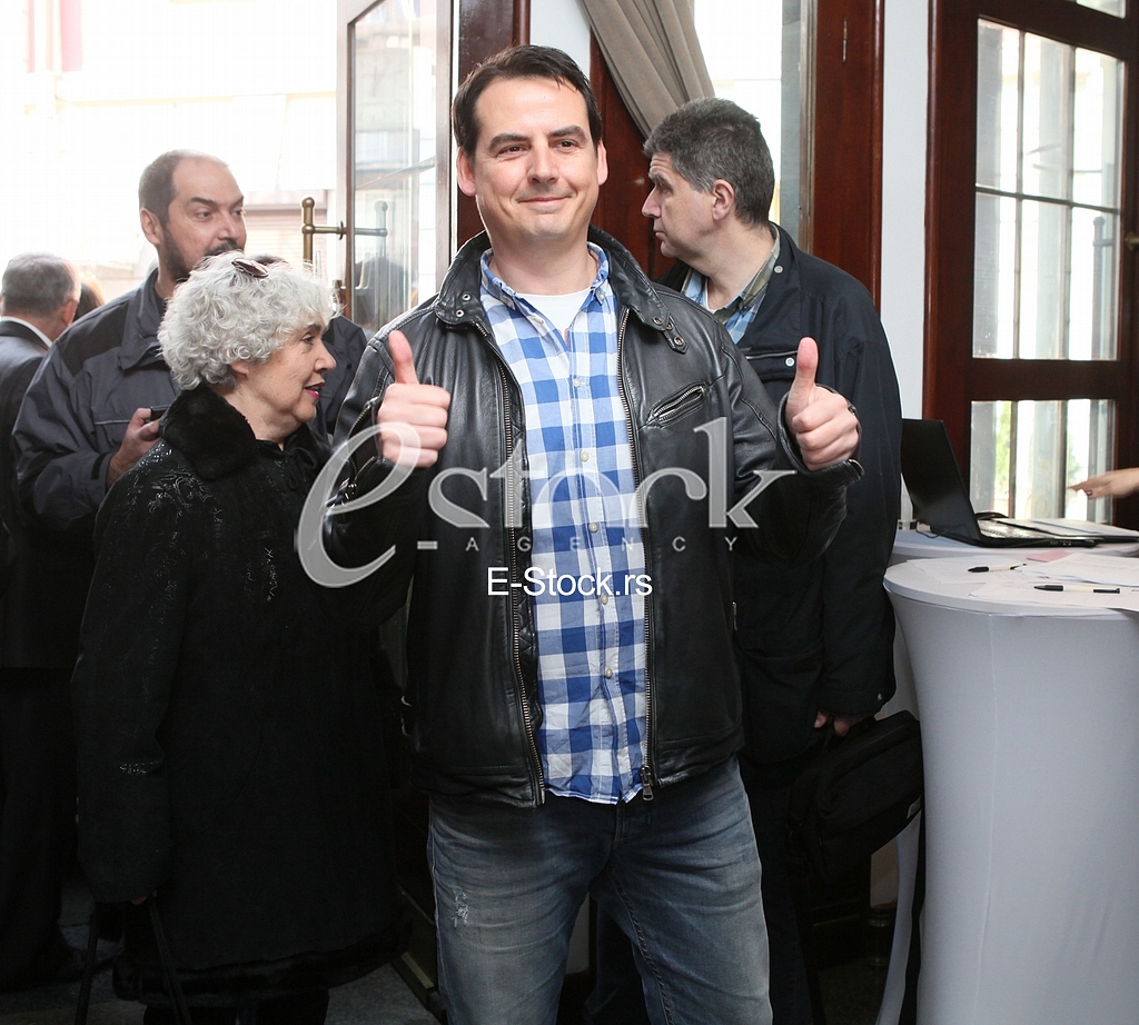 The Atelier 212 was presented a monograph about the actor Dragan Nikolic Gagi.