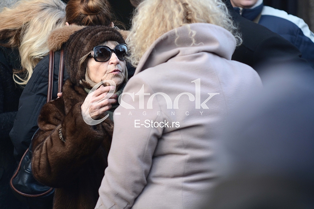 The funeral of Anna Radmilovic.