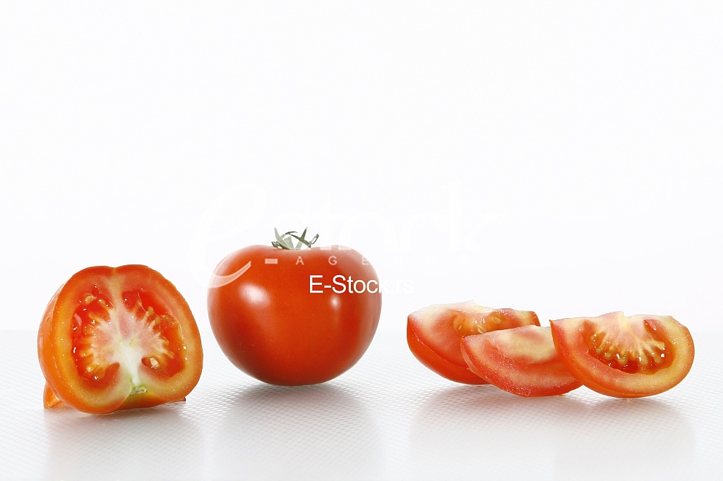 Tomato vegetables pile isolated on white background cutout