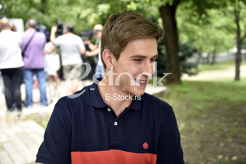 Movie King Peter the First, press conference
