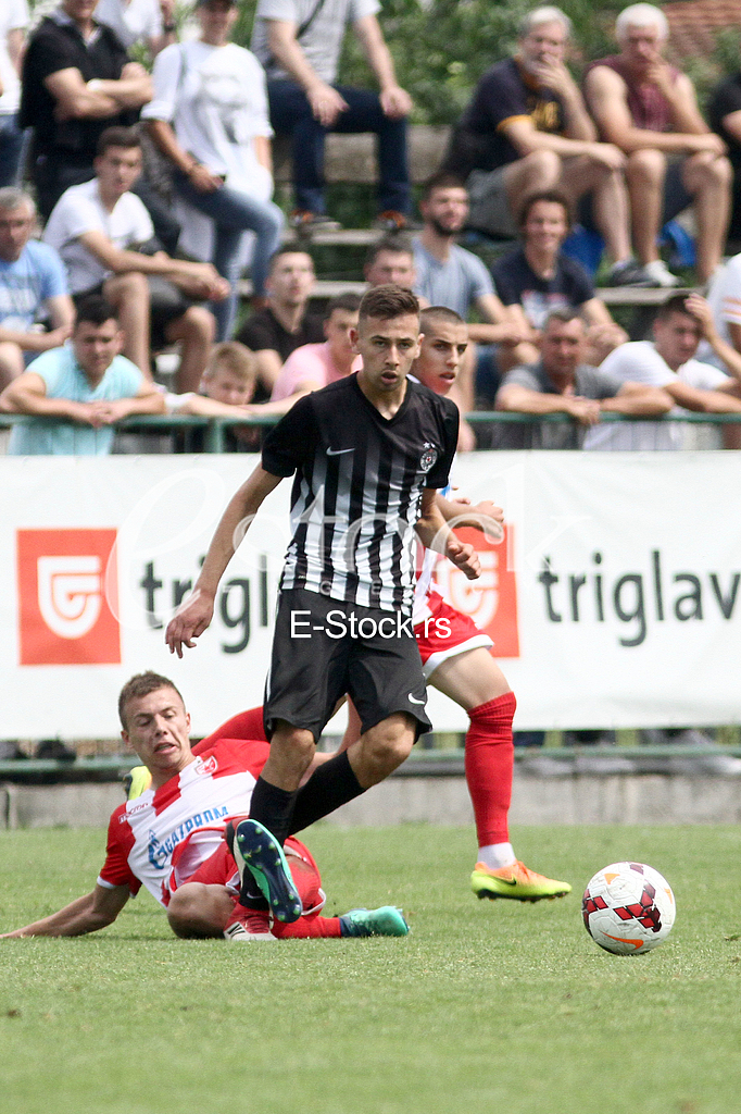 Football match  Partizan and Red Star.