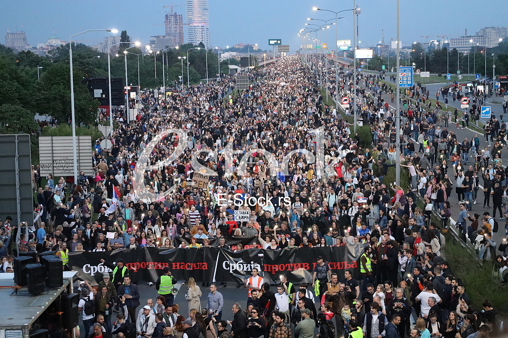 Protest Srbija protiv nasilja