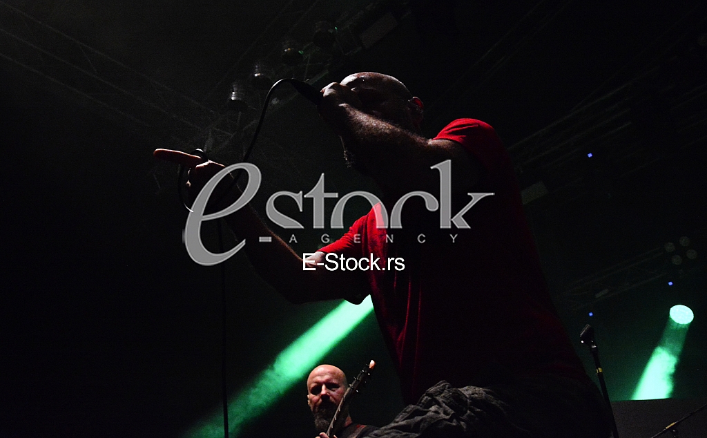 Kalemegdan sport play ground of basketball klub Partizan, music concert of Kalemegdan sport play ground of basketball klub Partizan, music concert of