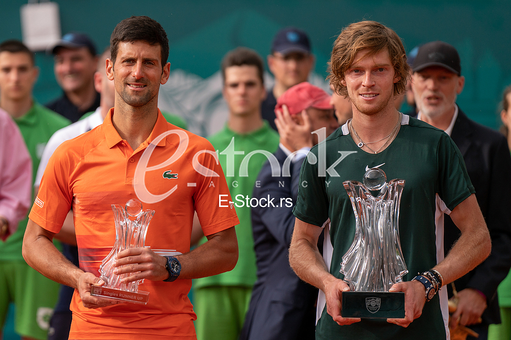 Tenis - Serbia open: Novak Đoković v Andrej Rubljov