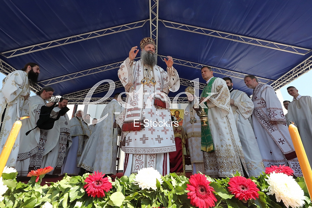 Patrijarh srpski Porfirije liturgija Patrijarh srpski Porfirije liturgija