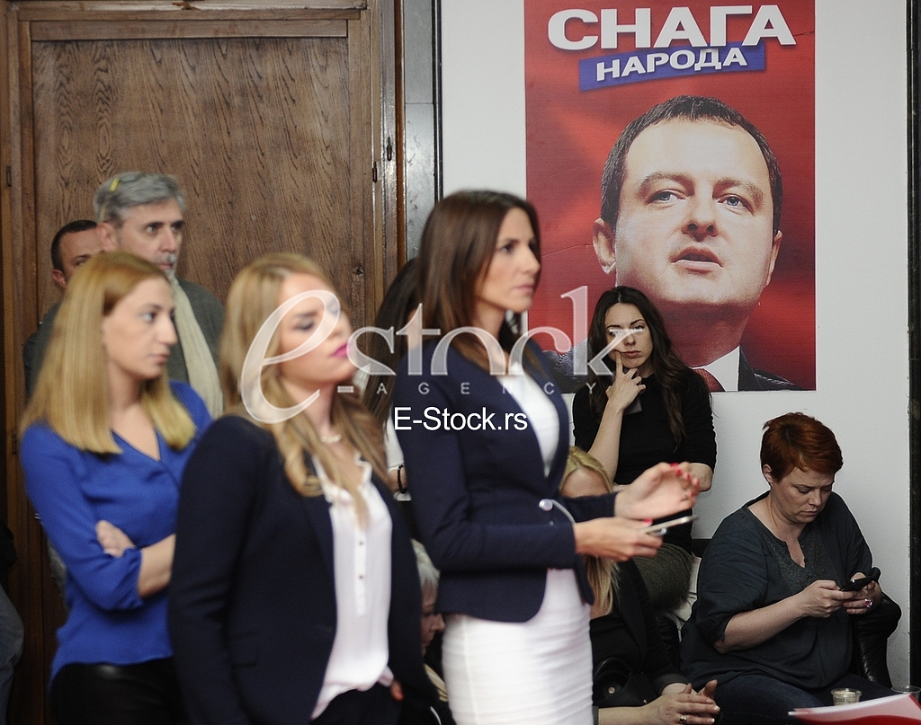 Election night in Serbia 2016 SNS