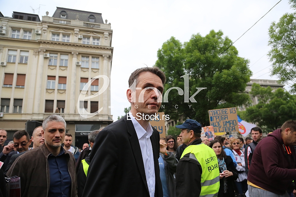 Protest political opposition in Serbia Protest political opposition in Serbia