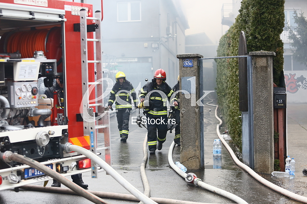 Pozar naselje Brace Jerkovic