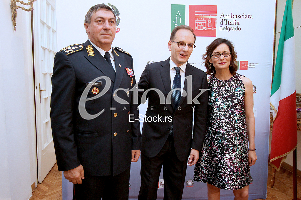 The reception at the Embassy of Italy
