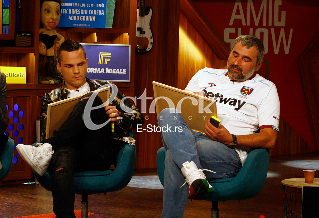 miki djuricic, bane colak, amig show