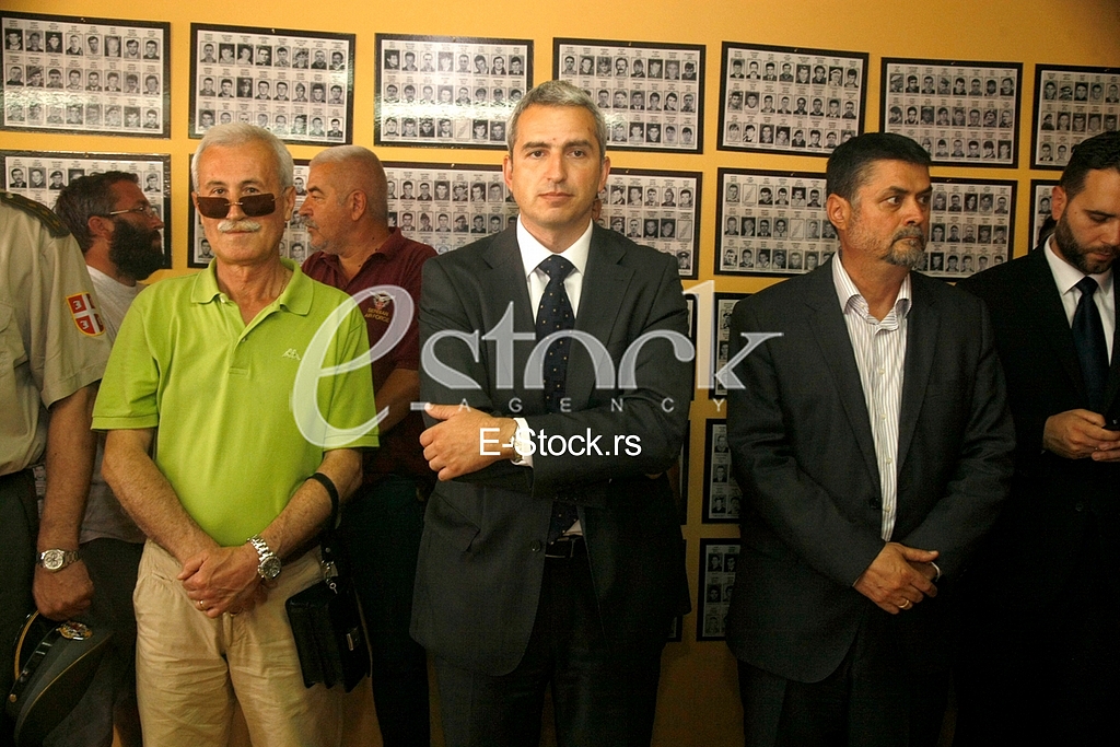 the opening of a memorial room Kosmet victims