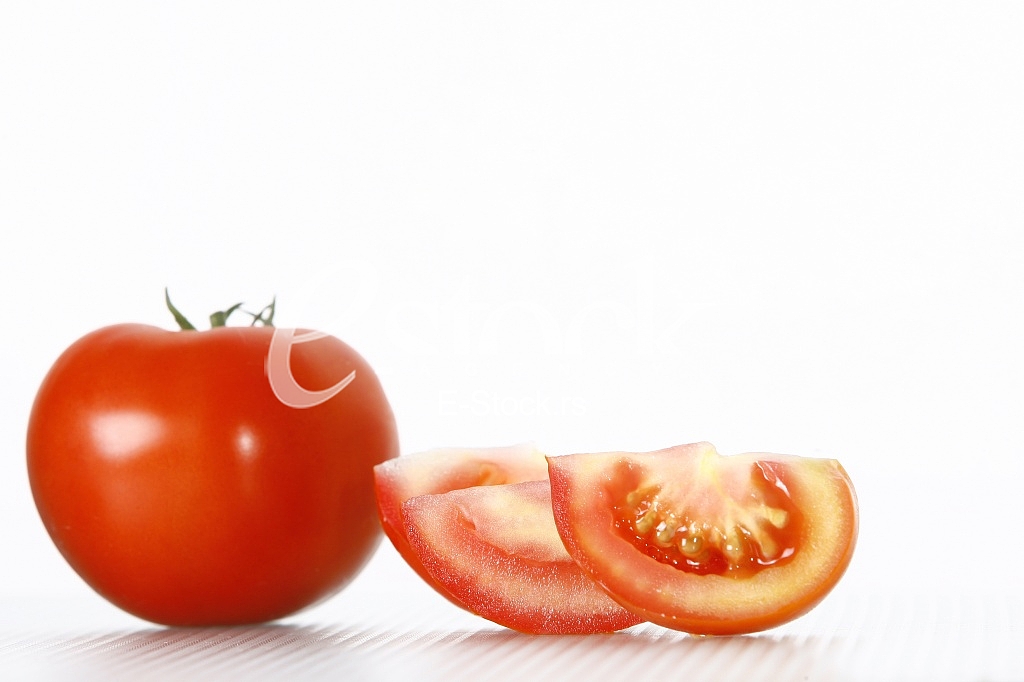 Tomato vegetables pile isolated on white background cutout