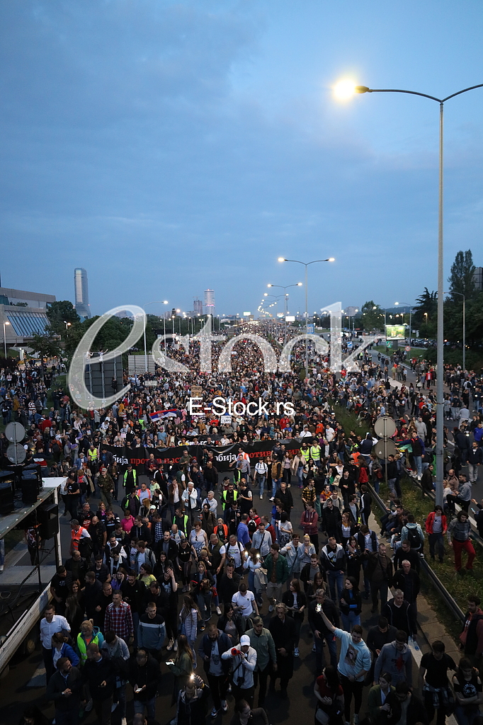 Protest Srbija protiv nasilja