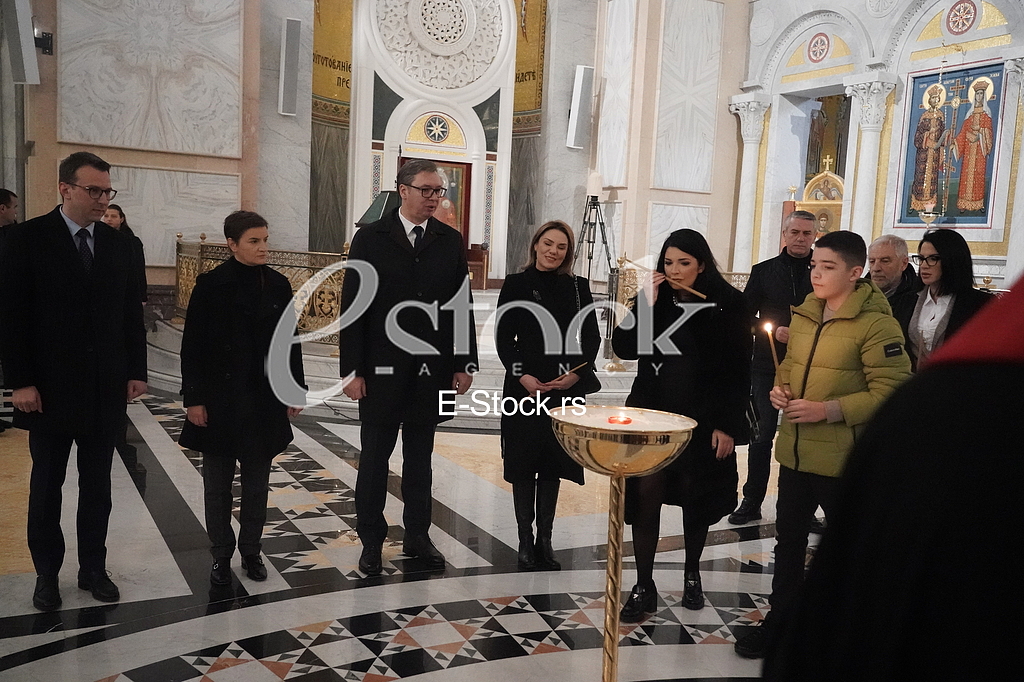 Petar Petkovic, Ana Brnabic, Aleksandar Vucic, Milena Popovic i Bogdan Ivanovic