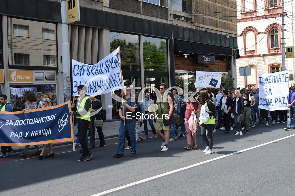 Protest naucnih radnika