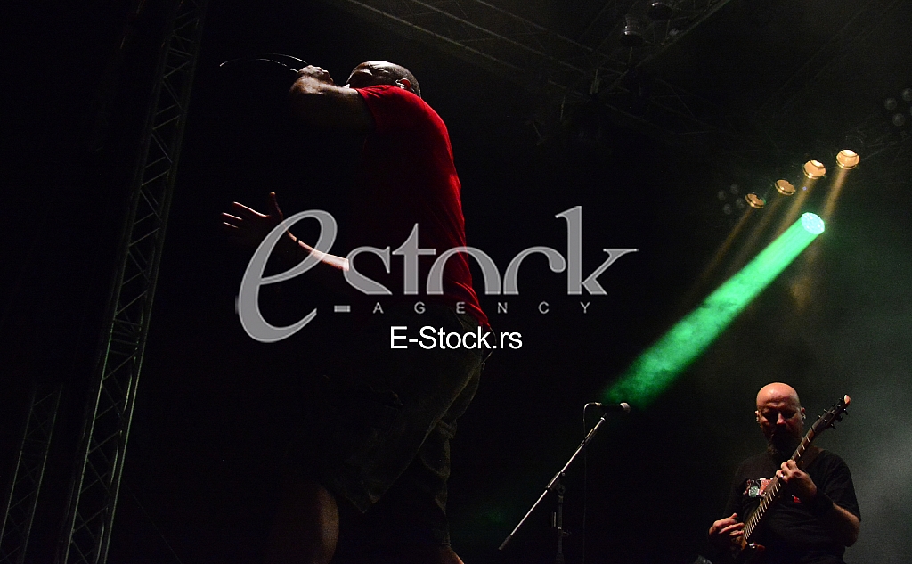 Kalemegdan sport play ground of basketball klub Partizan, music concert of Kalemegdan sport play ground of basketball klub Partizan, music concert of