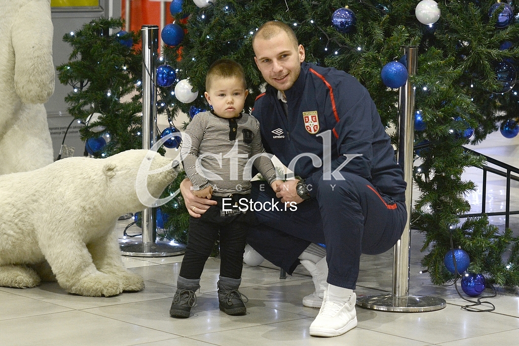  Serbia national football team at the airport traveling to the USA