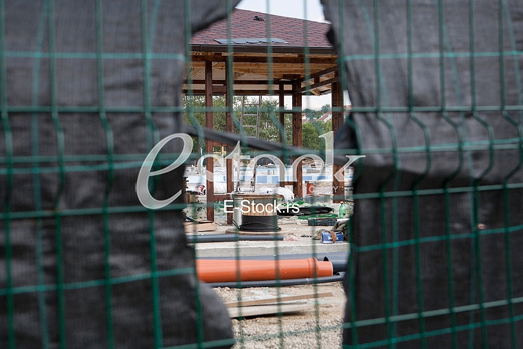 Izgradnja akva parka na Adi Ciganliji
