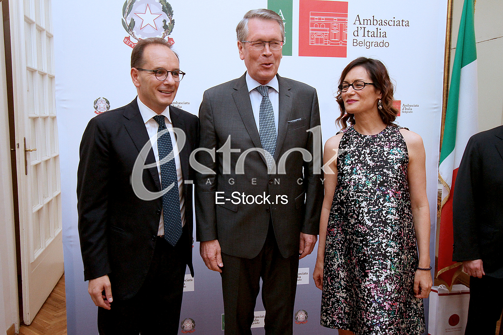 The reception at the Embassy of Italy