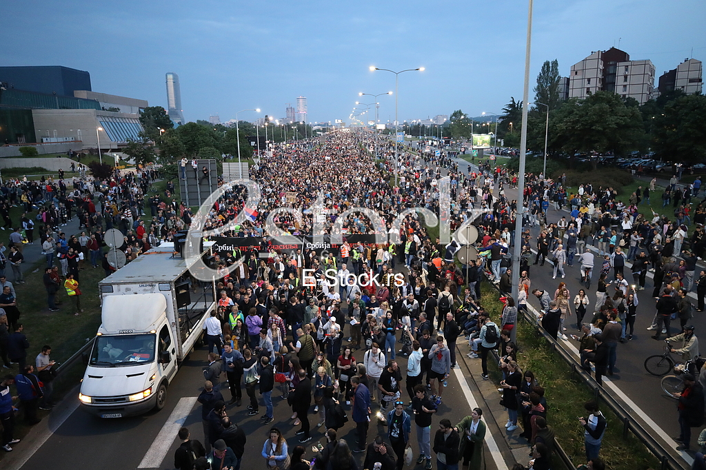 Protest Srbija protiv nasilja