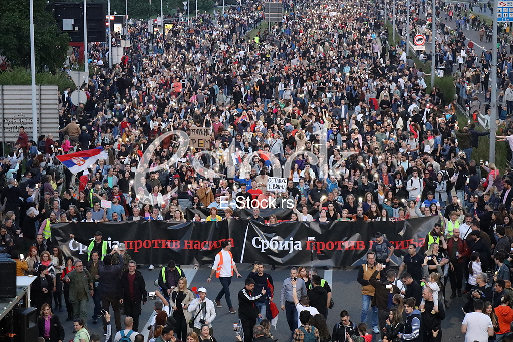 Protest Srbija protiv nasilja