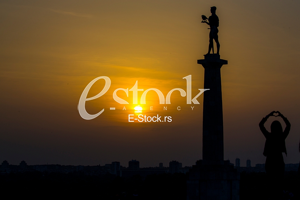 Pobednik monument Belgrade Serbia