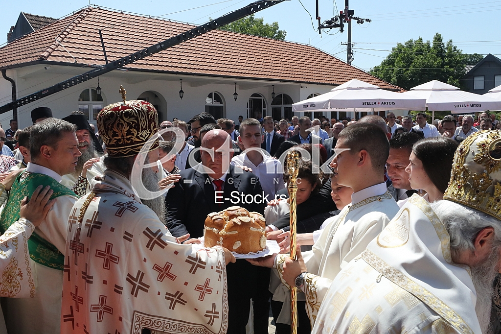 Patrijarh srpski Porfirije liturgija