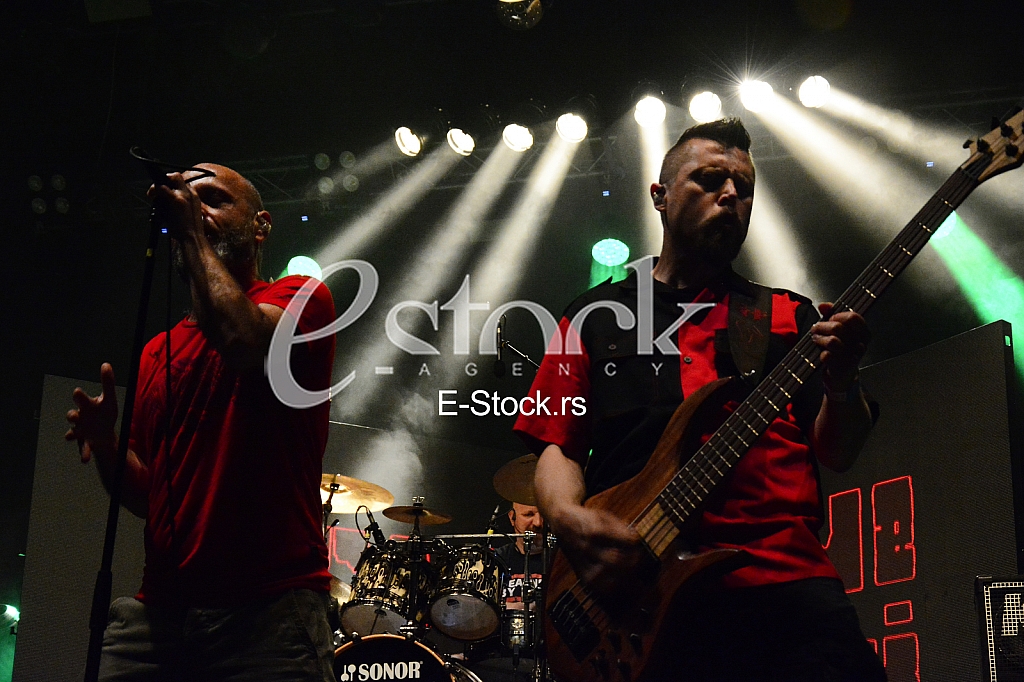 Kalemegdan sport play ground of basketball klub Partizan, music concert of 