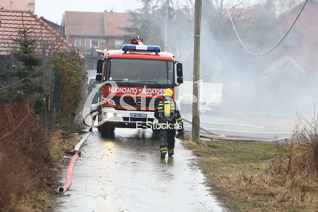 Pozar naselje Brace Jerkovic
