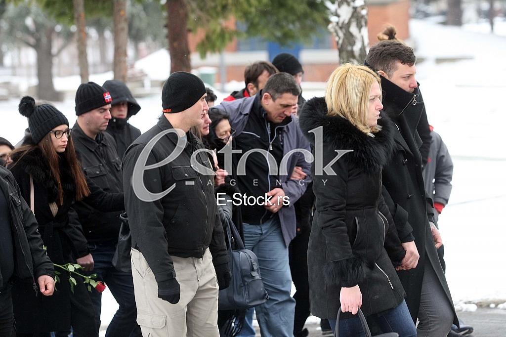 Sahrana mama Kristijan Golubovic