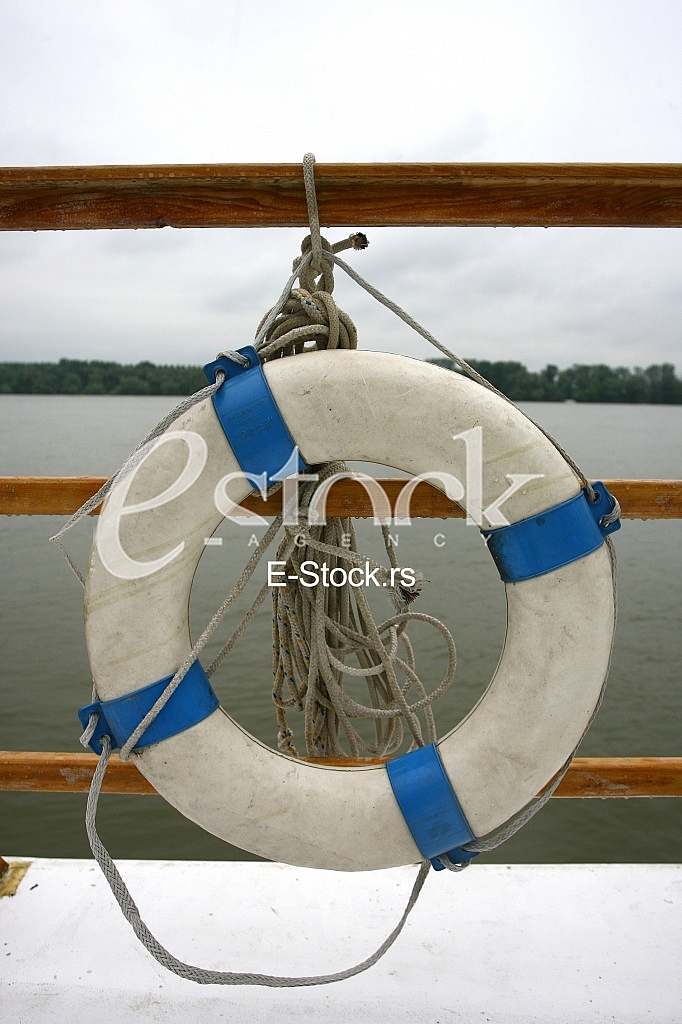 Classic life safety ship's ring boat, rubber life raft on the ship
Classic life safety ship's ring boat, rubber life raft on the ship