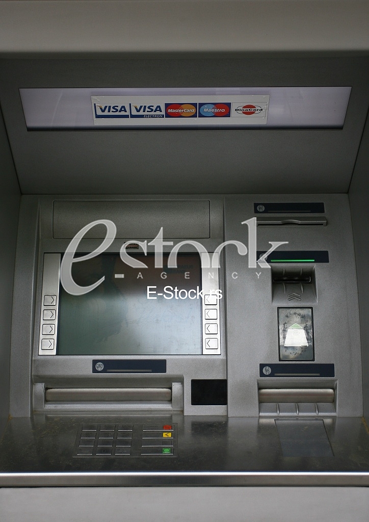 ATM cash machine - front view