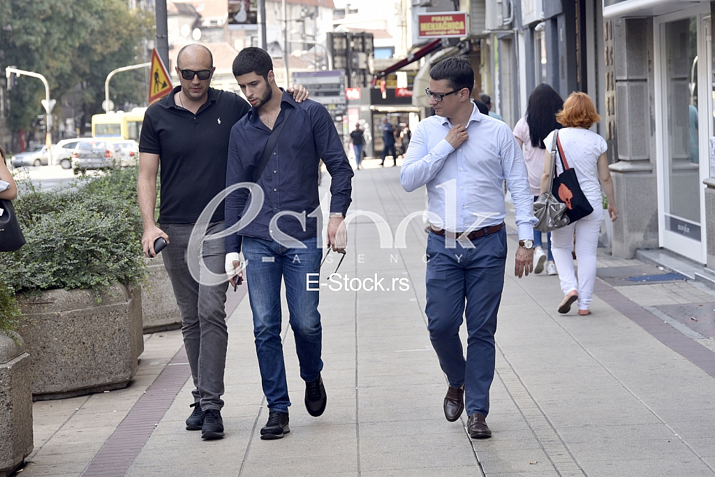 The son of the murdered lawyer Dragoslav Ognjanovic The son of the murdered lawyer Dragoslav Ognjanovic