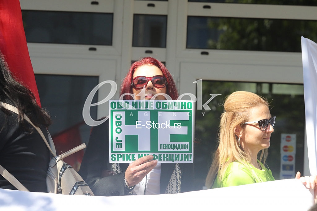 Protest protiv covid propusnica