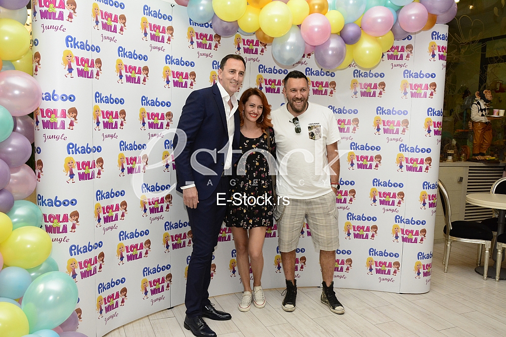 promotion of cartoon film Lola & Mila in the playroom Jungle