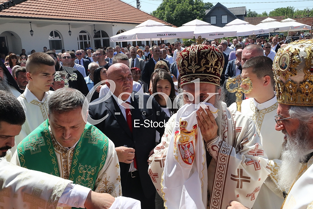 Patrijarh srpski Porfirije liturgija
