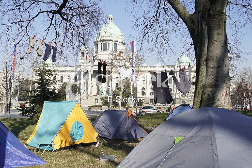 Protest ratnih veterana i vojnih invalida
