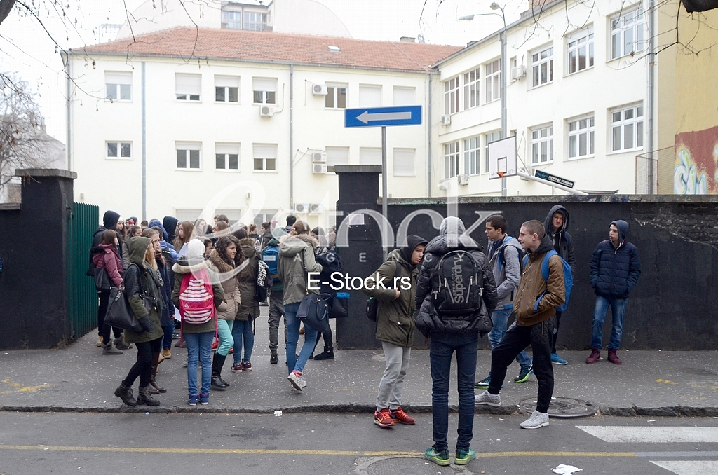  Protest 14th Belgrade High School students
