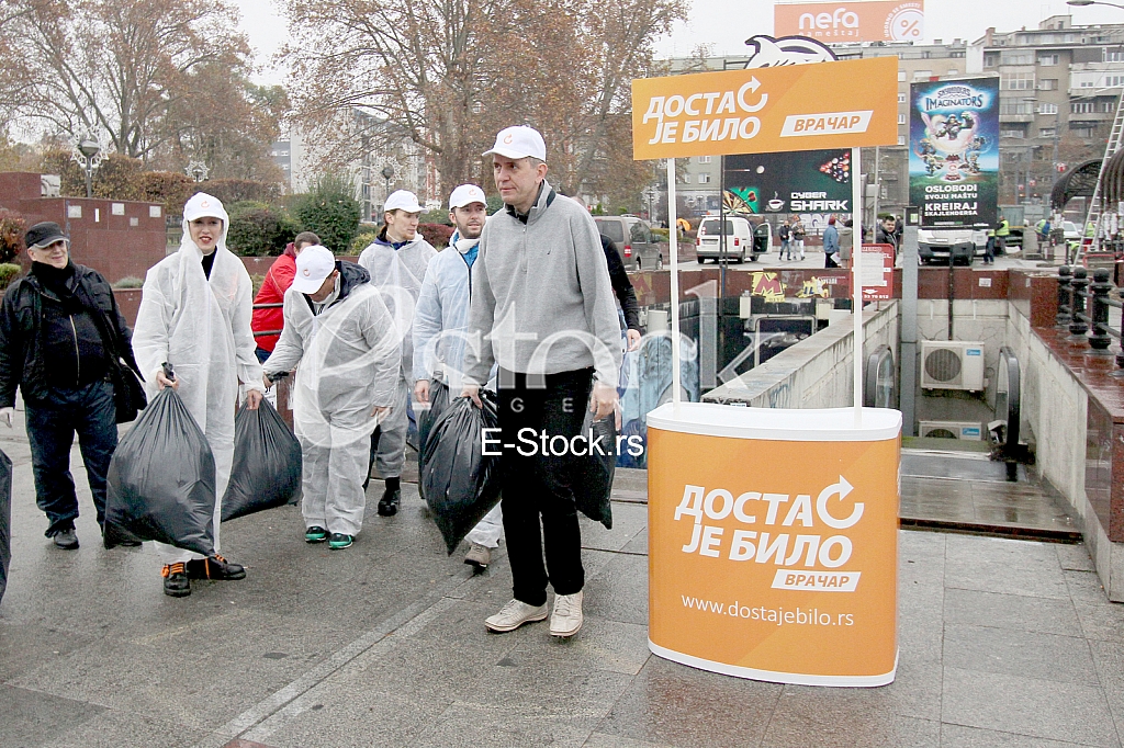 The process of cleaning the underground passage