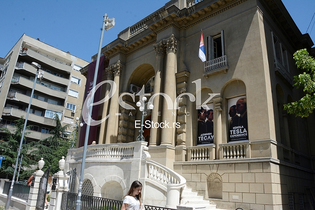 exhibition display in Nikola Tesla museum exhibition display in Nikola Tesla museum