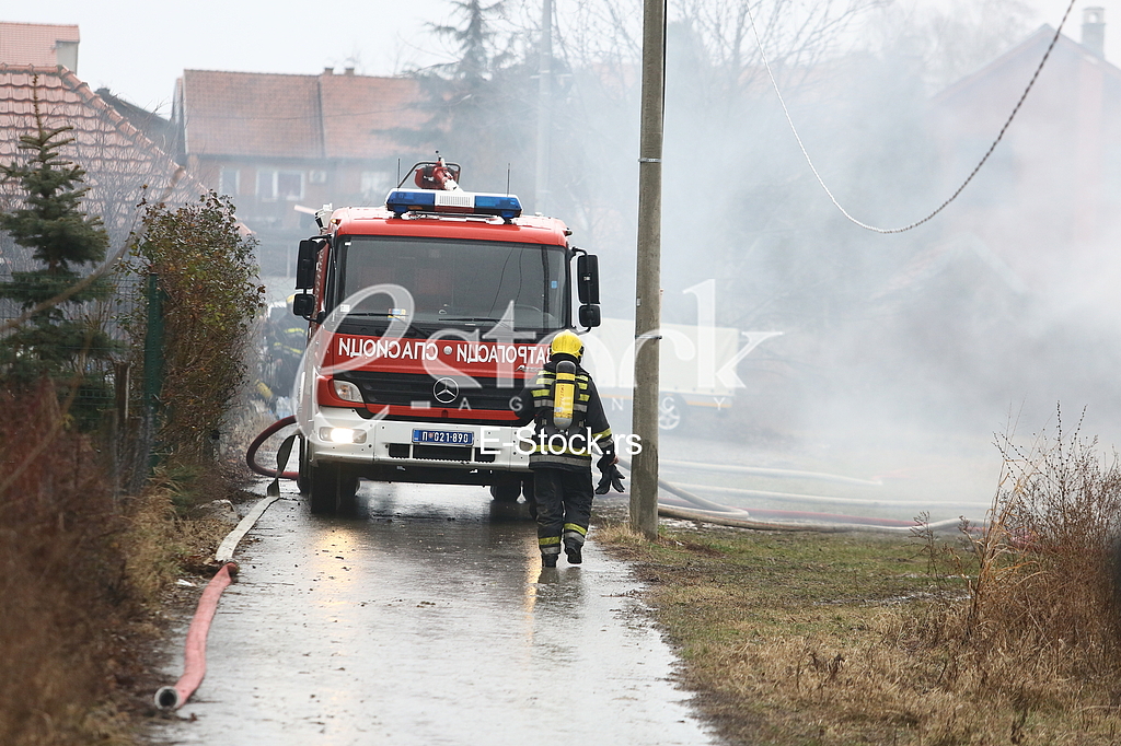 Pozar naselje Brace Jerkovic