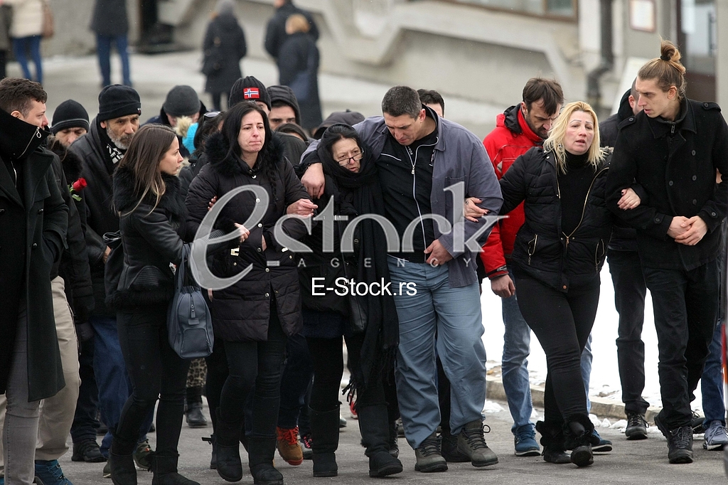 Sahrana mama Kristijan Golubovic