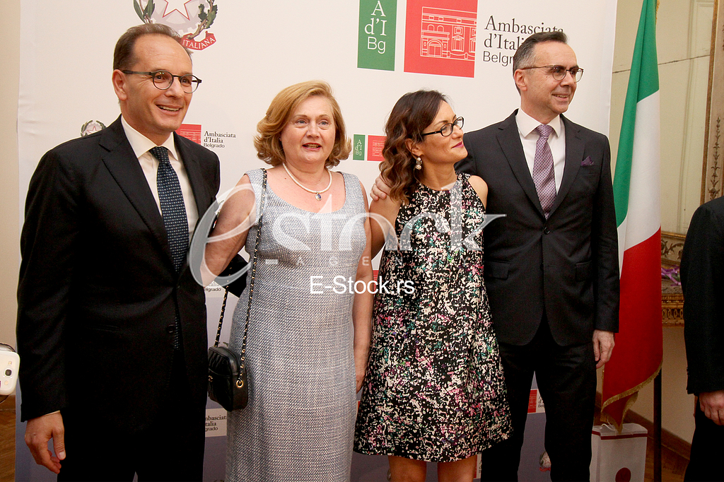 The reception at the Embassy of Italy