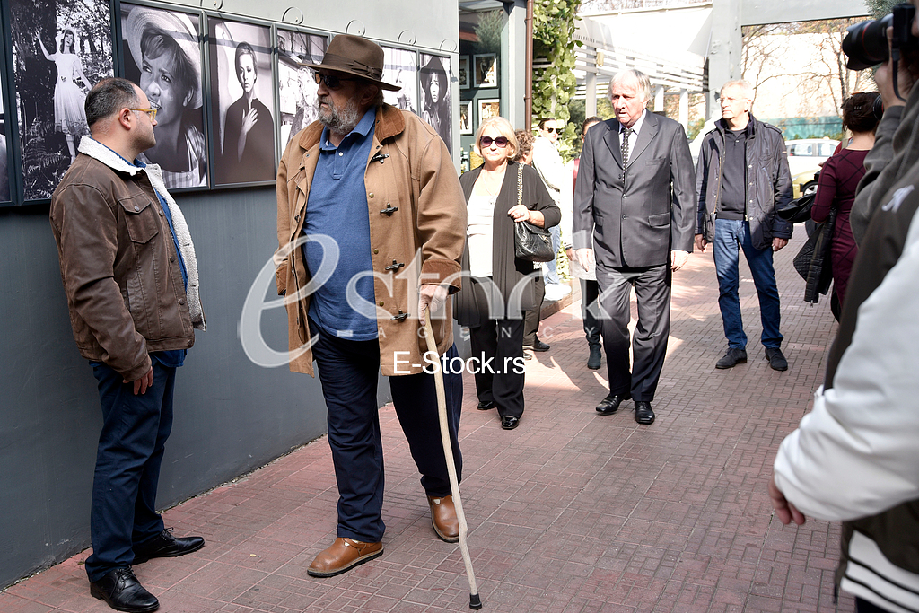 The funeral of actress Milena Dravic