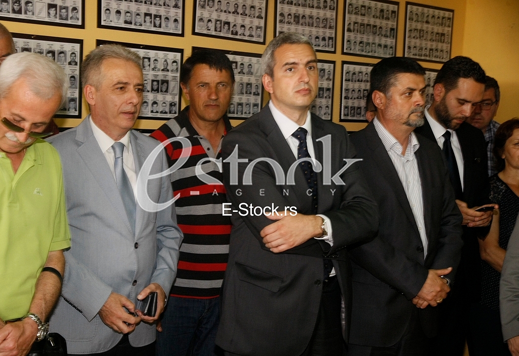 the opening of a memorial room Kosmet victims