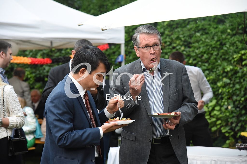 Summer party in the German embassy