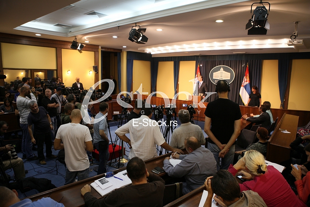 Prime Minister Aleksandar Vucic said today that he was sorry that Croatian officials will not review the facts and look truth in the eye and said that as of today, members of the government of Serbia to refrain from any kind of reaction to the statem
