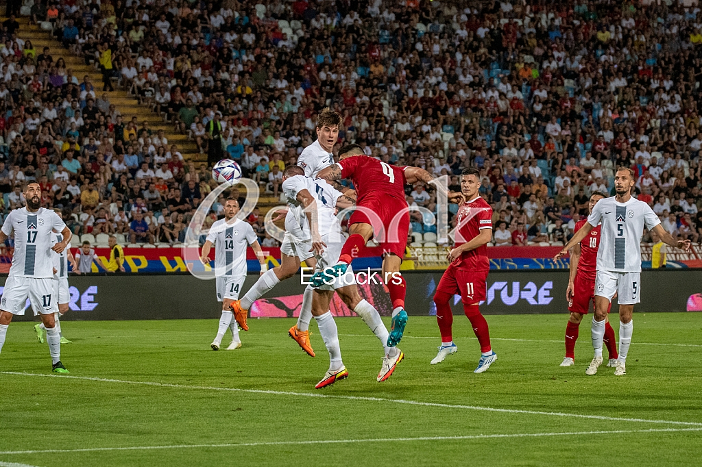Fudbal: UEFA Liga nacija: Srbija - Slovenija