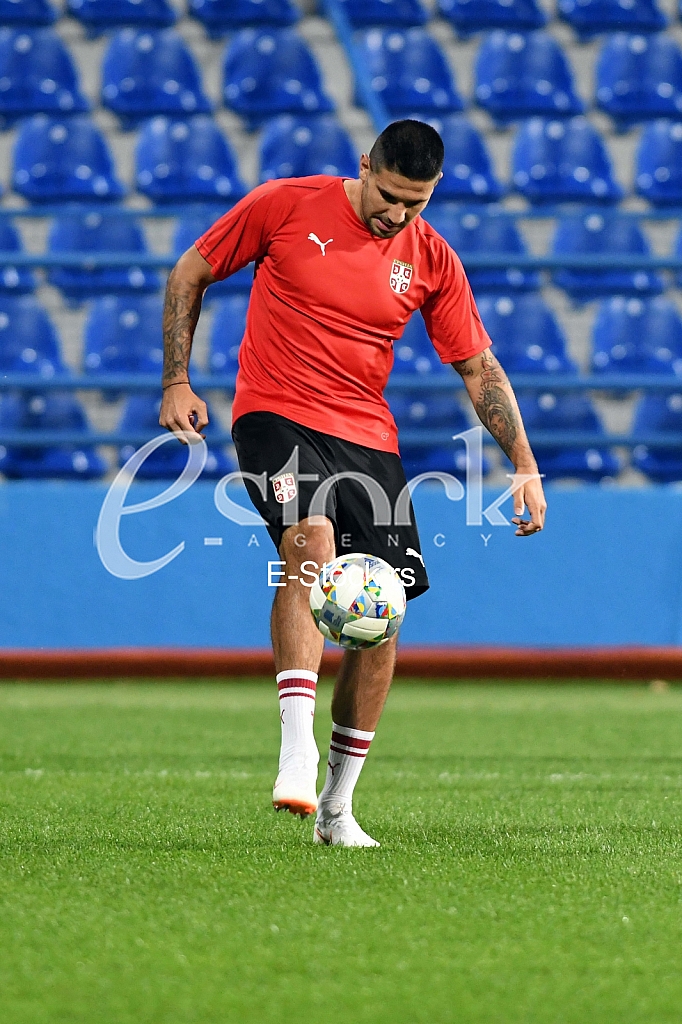Training of the Serbian national team