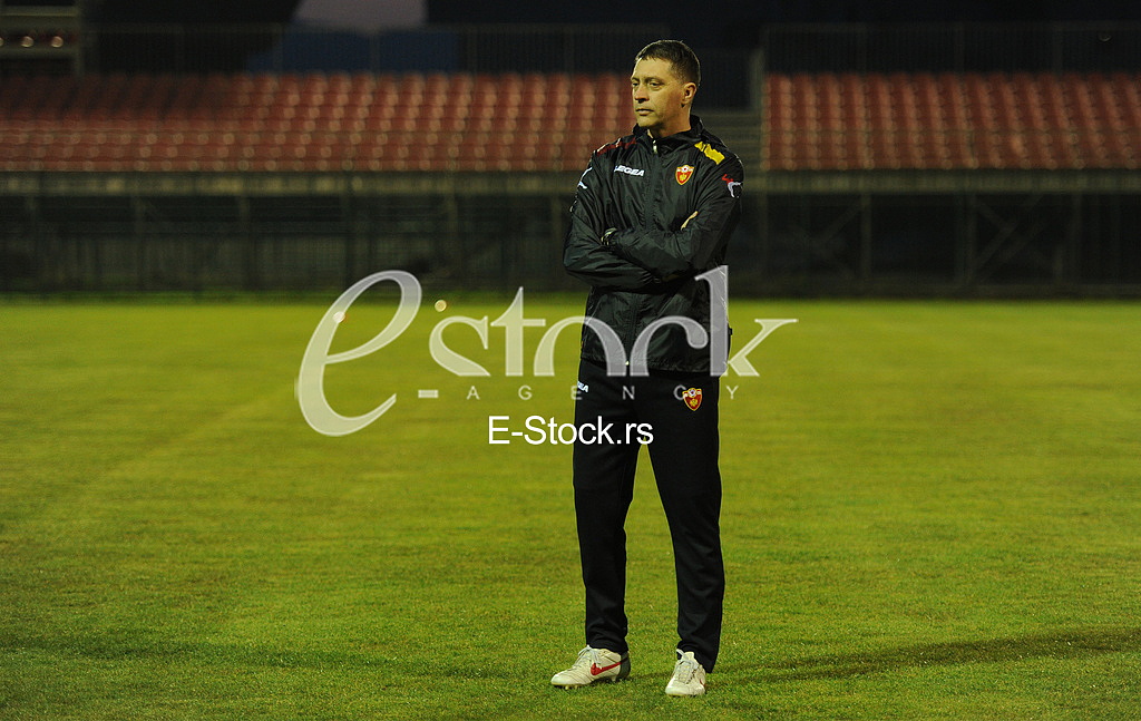 The first training of the national football team led by Ljubisa Tumbakovic